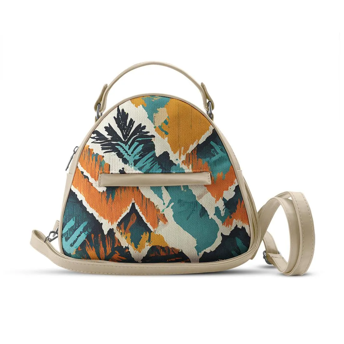 Beige Mini Voyage Backpack Surface